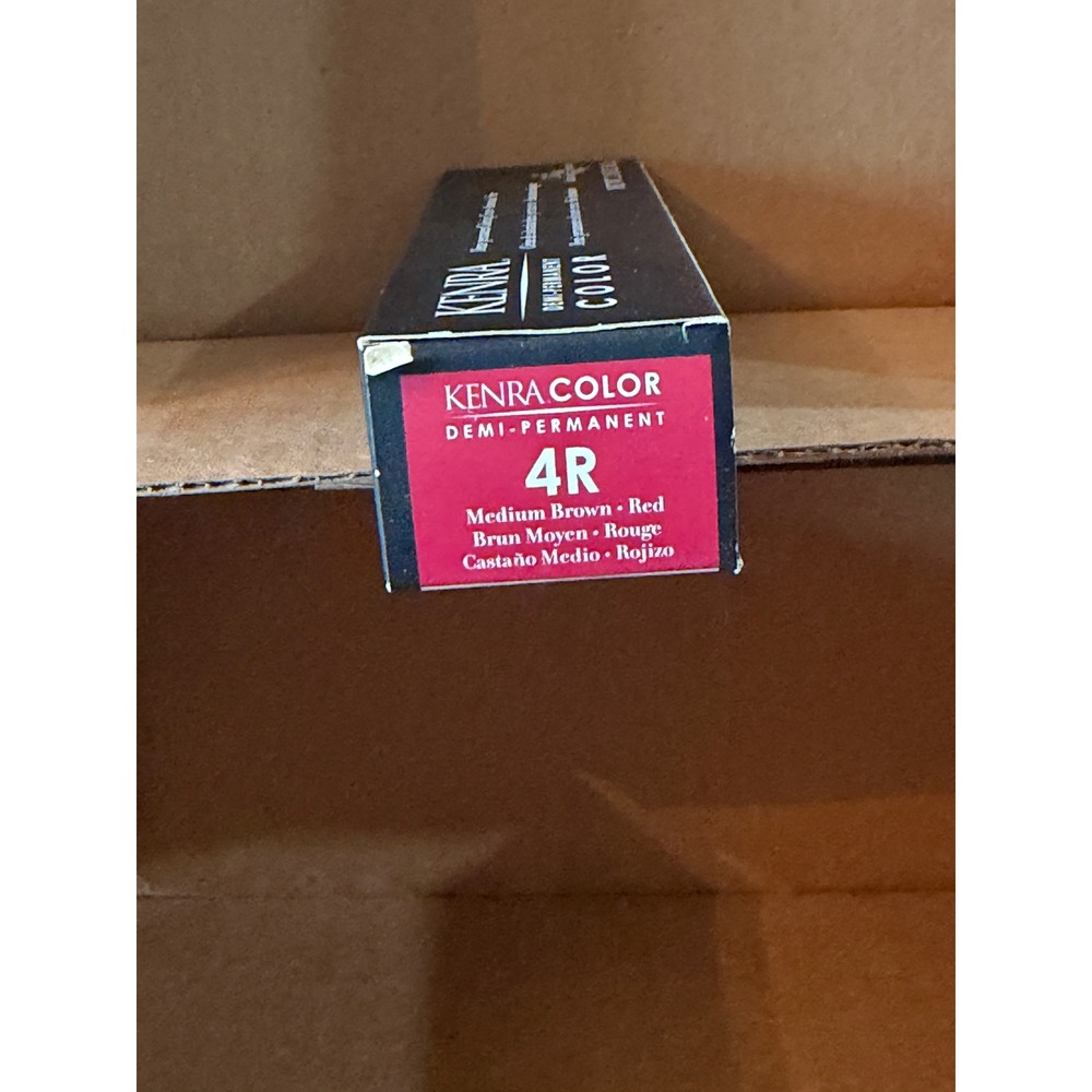 Kenra Color Demi Permanent Hair Color 4R Medium Brown Red Ammonia-Free
